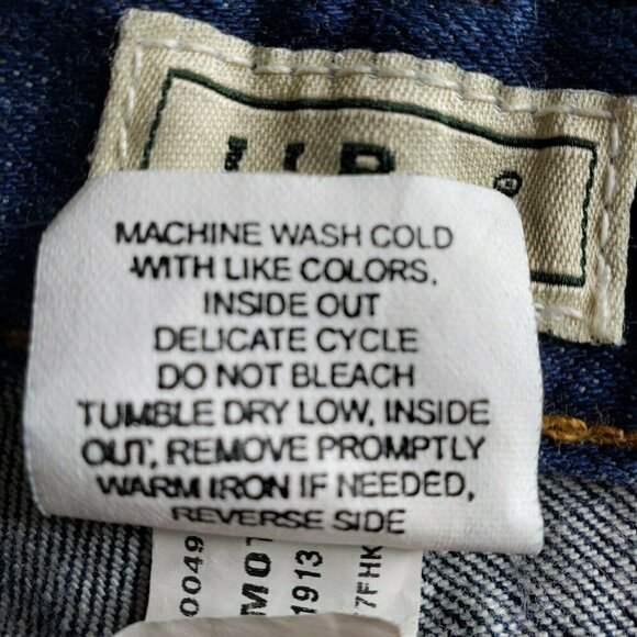 LL Bean Jeans Straight Leg Size 8 29X30 - Picture 7 of 7